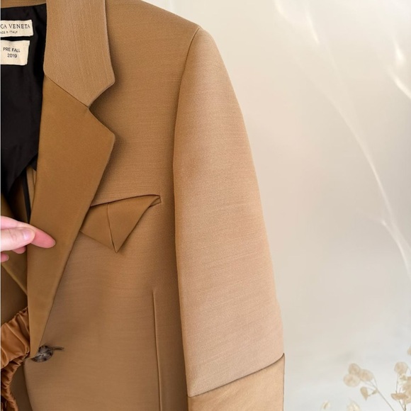 🚩steal authentic Bottega Veneta Tan Belted Coat - Picture 4 of 8